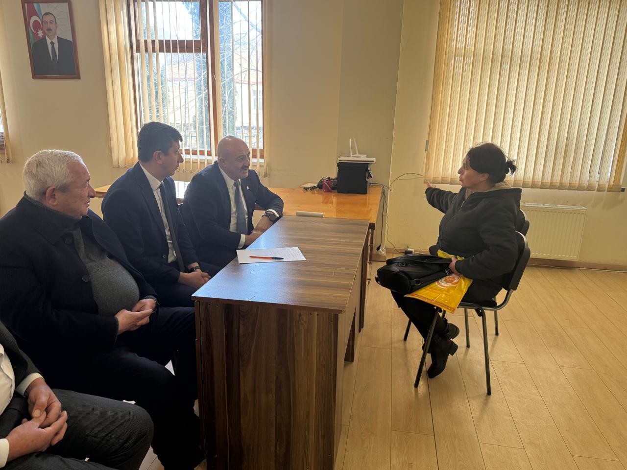 Asif Əsgərov şəhid ailəsini ziyarət edib, vətəndaş qəbulu keçirib - FOTOLAR